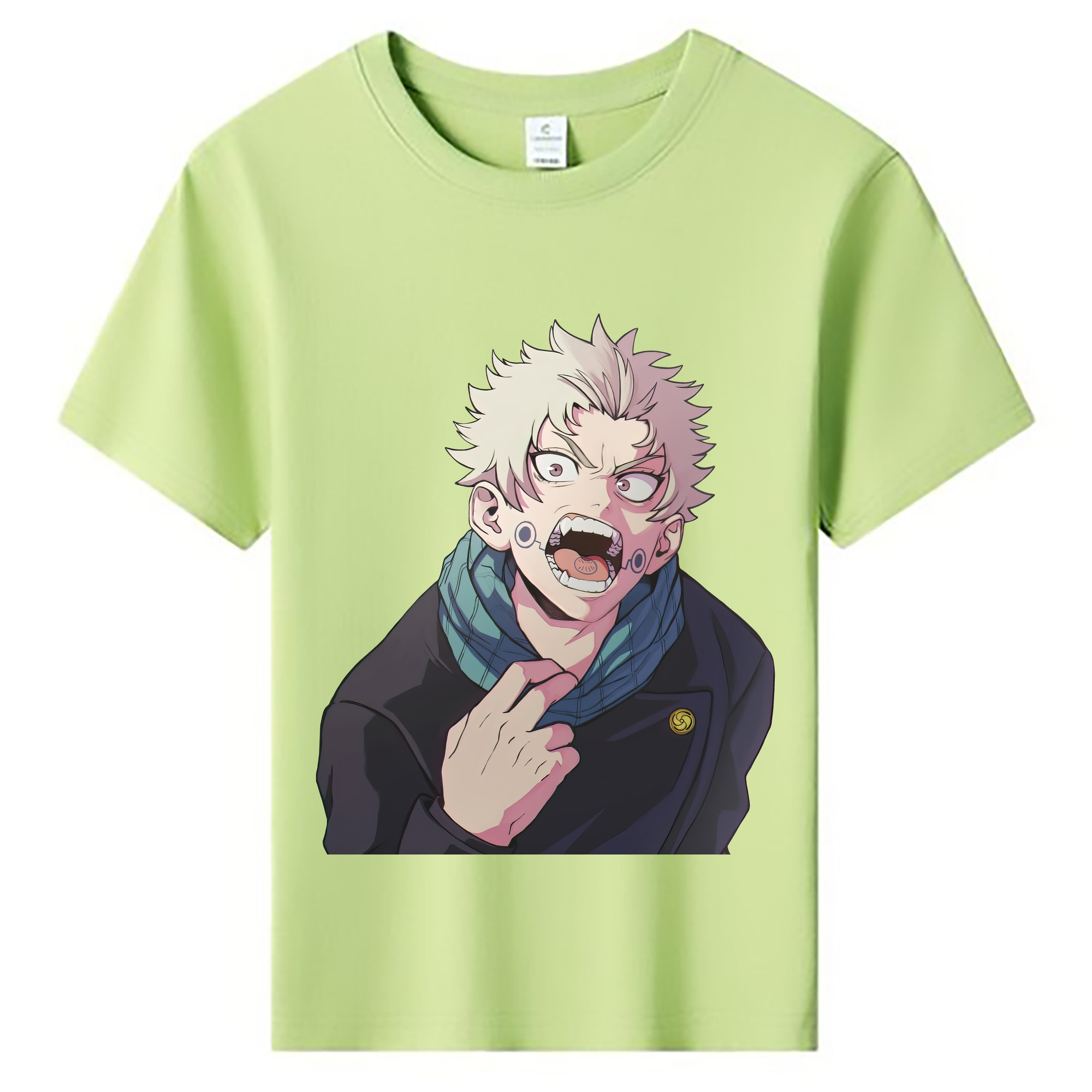 （画像用） 呪術廻戦 Jujutsu Kaisen 綿100％キッズTシャツ（フロントプリント）